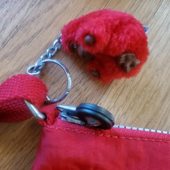 Kipling Red Two Zipper Front Cross Body With Adjustable Strap - Picture 4 of 6